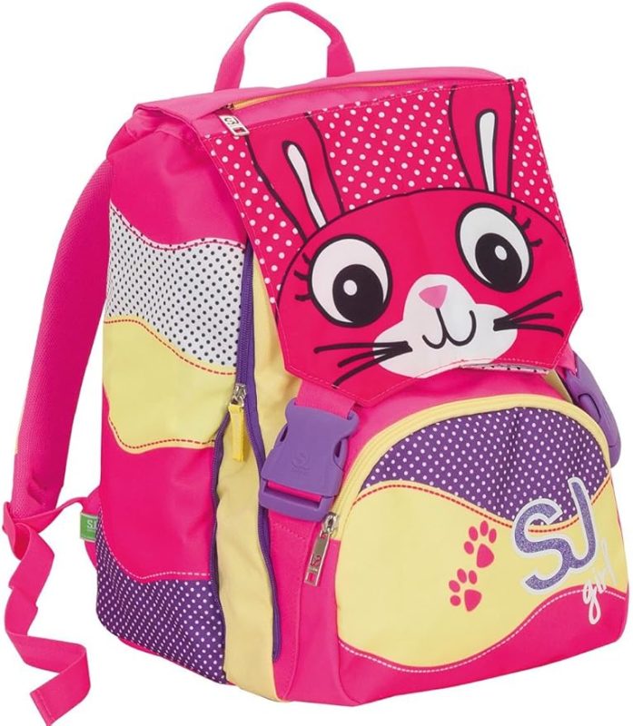 SEVEN ZAINO  SJ ANIMALI GIRL GIALLO