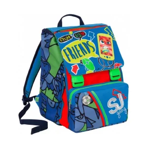 SEVEN ZAINO SDOPPIABILE BOY SJ GANG AZZURRO