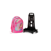 BARBIE24 ZAINO TROLLEY 3 RUOTE 2 IN 1 SMART CLICK