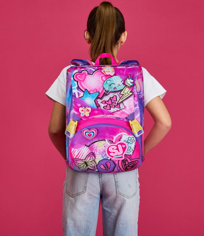 SEVEN SJ GANG ZAINO SDOPPIABILE BIG TINYPATCH GIRL