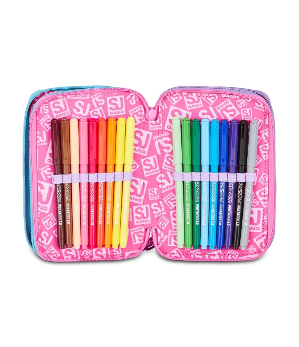 ASTUCCIO 3 ZIP SJ GANG GLOW LED UNICORN GIRL ASTUCCIO 3 ZIP SJ GANG GLOW LED UNICORN GIRL