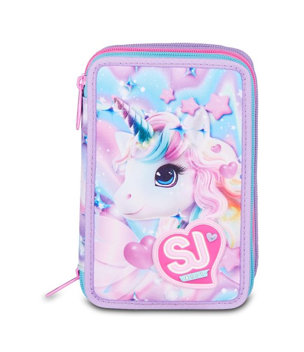 ASTUCCIO 3 ZIP SJ GANG GLOW LED UNICORN GIRL ASTUCCIO 3 ZIP SJ GANG GLOW LED UNICORN GIRL