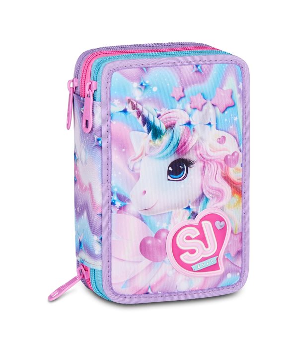 ASTUCCIO 3 ZIP SJ GANG GLOW LED UNICORN GIRL ASTUCCIO 3 ZIP SJ GANG GLOW LED UNICORN GIRL
