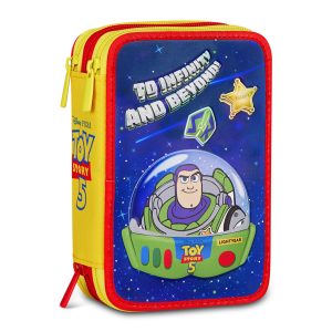 ASTUCCIO 3 ZIP TOY STORY 5 TO INFINITY AND BEYOND EASTPAK ASTUCCIO OVAL SINGLE SPARKLY DAHLIA