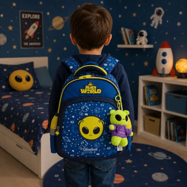 COLOURBOOK ZAINO ASILO ALIEN WORLD