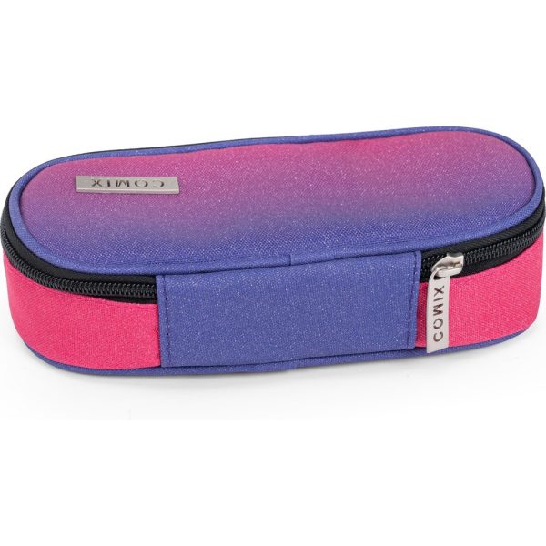 COMIX ASTUCCIO OVALE SFUMATO GLITTERATO FUXIA