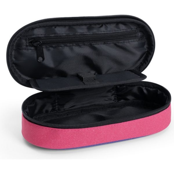 COMIX ASTUCCIO OVALE SFUMATO GLITTERATO FUXIA